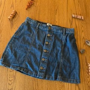 Aero jean skirt